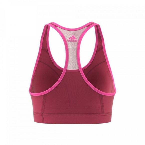 adidas GM6181 Women Sz Medium Pink/Magenta Don't Rest 3 Bars Training Sports Bra - Picture 4 of 4